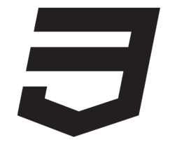 CSS3 logo black/white
